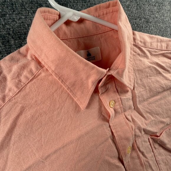 Lanvin Classique Orange Oxford Button Up Shirt Long Sleeve Men Size 100 (M/L) - Picture 9 of 16